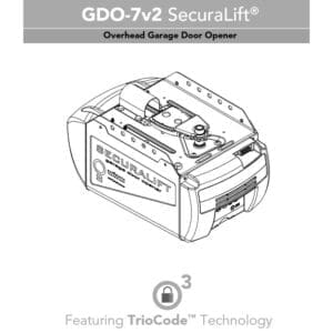 Automatic Technology GDO 7v2 SecuraLift Installation Manual