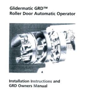 Gliderol-Garage-Doors-Glidermatic-GRD-Roller-Door-Opener-Installation-Manual