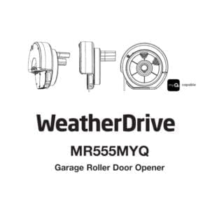 MR555MYQ WeatherDrive Merlin Rolling Garage Door Opener