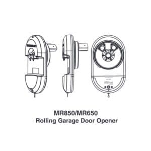 MR850 MR650 Merlin Rolling Garage Door Opener