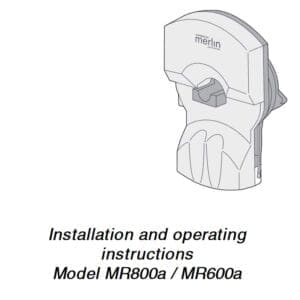 Merlin-MR800a-Residential-Roller-Door-Opener-Installation-Manual