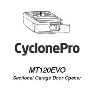Merlin-MT120EVO-CyclonePro-Sectional-Garage-Door-Opener-Installation-Manual