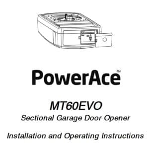 Merlin-MT60EVO-Power-Ace-Sectional-Door-Opener-Installation-Manual